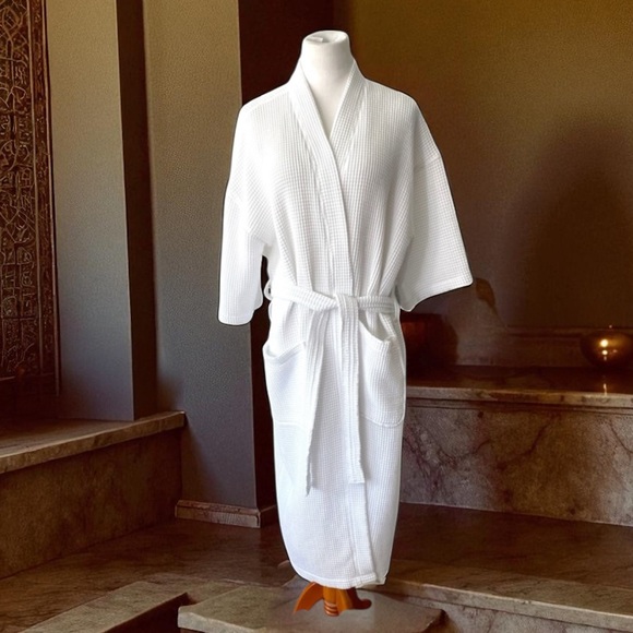 MONARCH CYPRESS WAFFLE BATH ROBE - Picture 1 of 13